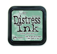 Distress Ink: Iced Spruce -mustetyyny