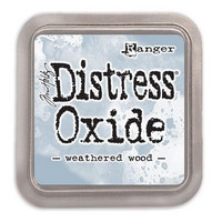 Distress Ink Oxide: Weathered Wood -mustetyyny
