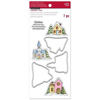 Christmas Village Clear Stamp & Die Set