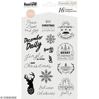 December Daily Clear Stamps
