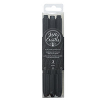 Kelly Creates: Black Brush Pen Set  - tussipakkaus