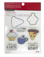 Recollections Valentine stamps & dies: Treats -setti