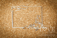 Ocean Adventure: Sand Castle Frame  -chipboardpakkaus