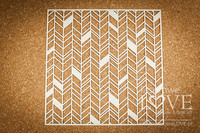 Love Llama: Chevron Background 12 x 12  -chipboardarkki