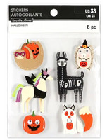 Halloween 3D Stickers: Animal Costumes
