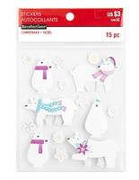Christmas 3D Stickers: Polar Bears