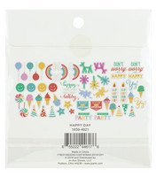 Park Lane Paperie Washi Flakes Stickers: Happy Day