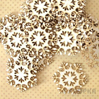 Snowflake  x 10   - chipboardpakkaus
