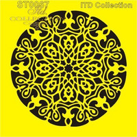 ITD Collection: Ornamental Medallion 6x6   - sabluuna