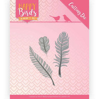Jeanine's Art Happy Birds: Feathers -stanssisetti