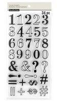 Recollections Clear stamps: Numbers  - leimasinsetti