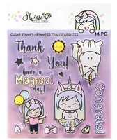 Shine Sticker Studio Clear Stamps  -leimasinsetti