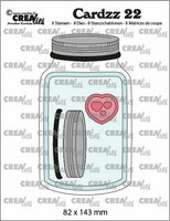 Crealies Cardzz: Mason Jar with lid - stanssisetti