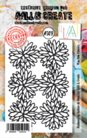 Aall & Create: Pom Pom Flowers #309 - leimasin