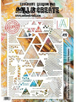 Aall & Create A4 STENCIL: Totally Triangular  #99 - sabluuna
