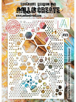 Aall & Create A4 STENCIL: Hugely Hexagonal  #108 - sabluuna