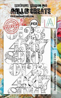 Aall & Create: Newsprint Numbers  #434 - leimasinsetti