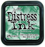 Distress Ink: Pine Needles -mustetyyny