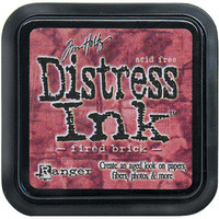 Distress Ink: Fired Brick -mustetyyny