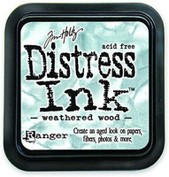 Distress Ink: Weathered Wood -mustetyyny