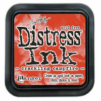 Distress Ink: Crackling Campfire -mustetyyny
