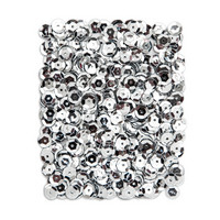 DP Craft Sequins - Metallic Silver 9mm/ 15 g