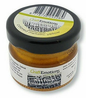 Craft Emotions Wax Paste: Colored Metallic Yellow 30 ml - metallivaha