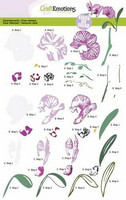 Craft Emotions: Orchid (orkidea) - kirkas leimasinsetti