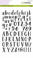 Craft Emotions: Handletter Typewriter Alphabet by Carla Kamphuis A5 - kirkas leimasinsetti