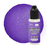 Couture Creations Alcohol Ink  Glitter Accents 12 ml :  Amethyst  - alkoholimuste