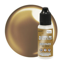 Couture Creations Alcohol Ink Metallic Alloy 12 ml :  Bronze - alkoholimuste