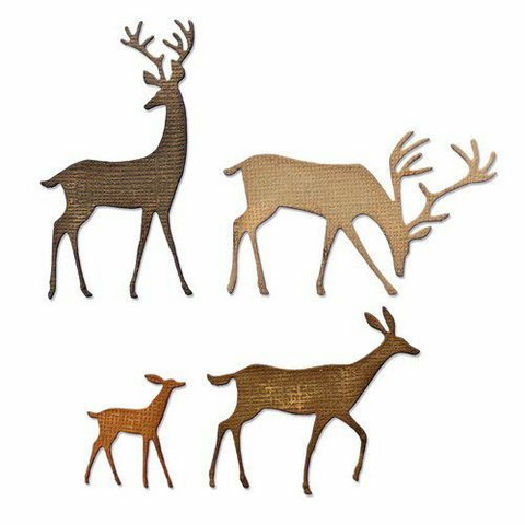 Sizzix Thinlits: Darling Deer -stanssisetti