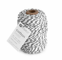 Cotton Twist: Grey & White - leipurinnyöri