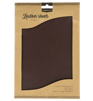 Studio Light A4 Leather Sheets: Dark Brown