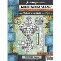 Stamperia: Sir Vagabond - Vintage Travel  -leimasinsetti