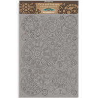 Stamperia Greyboard: Sir Vagabond  - Gears A4 chipboard koristeet
