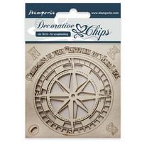 Stamperia Decorative Chips: Compass - chipboard leikkeet