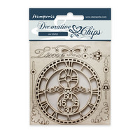 Stamperia Decorative Chips: Time - chipboard leikkeet