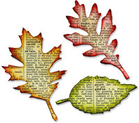 Sizzix Bigz: Tattered Leaves -stanssi
