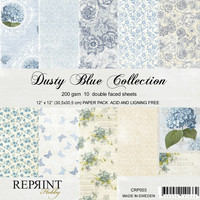 Reprint: Dusty Blue Collection 12x12 kokoelma