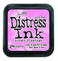 Distress Ink: Kitsch Flamingo -mustetyyny