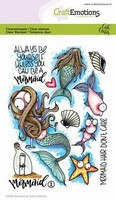 Craft Emotions: Carlas Creaties - Mermaid 1 - kirkas leimasinsetti
