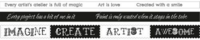 Studio Light Washi Tape Set: Artist’s Atelier #3