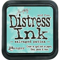 Distress Ink: Salvaged Patina  -mustetyyny