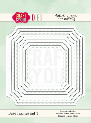 Craft & You: Base Frames Set 1 -stanssisetti