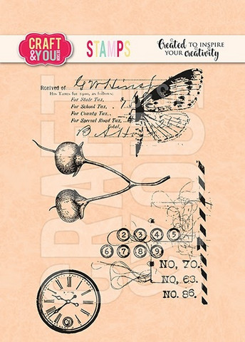 Craft & You: Blooming Grunge -leimasinsetti