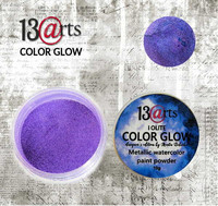 13arts Color Glow Metallic Watercolor: Iolite 10g - jauhevesiväri