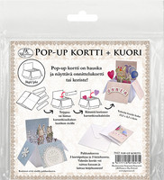 JK Primeco: Pop-Up korttipohjat ja kuoret 3kpl
