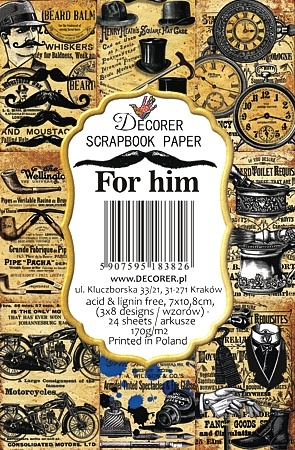 Decorer: For Him - minipaperisetti