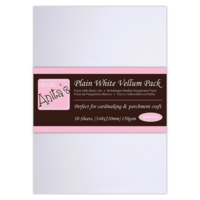 Anita's Plain White Vellum Pack A5/ 150 gsm - 10 arkkia